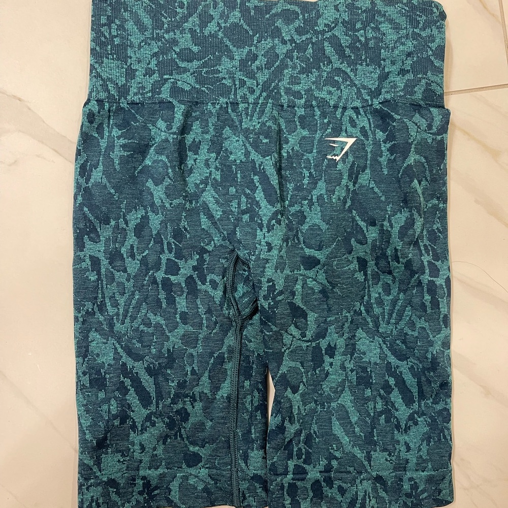 Gymshark animal print biker shorts size small